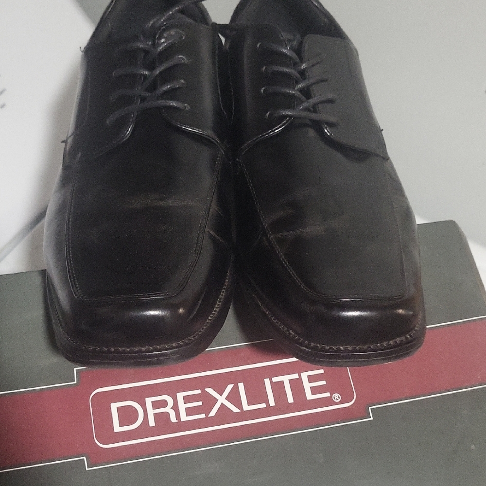 Men's Black Dress Shoes 12 EE WIDE